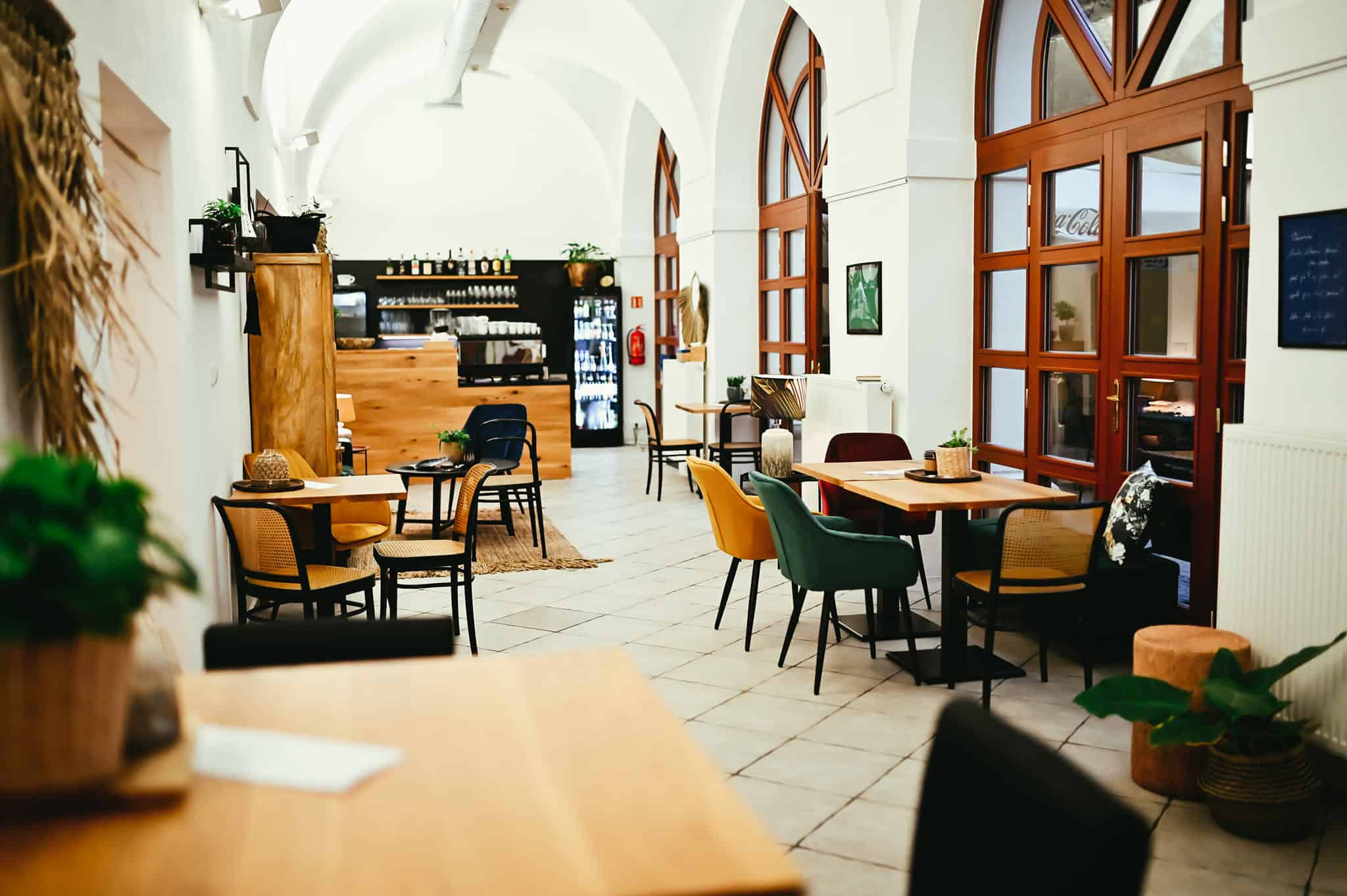Café_Colejní_interiér