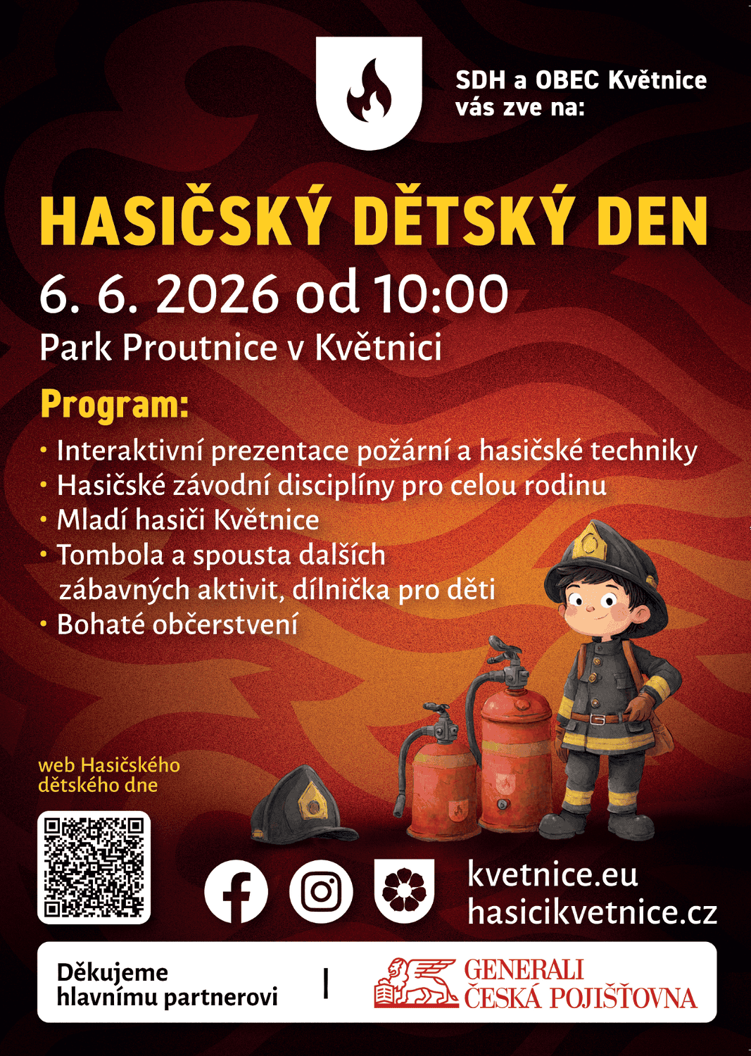 Hasičský den dětí Květnice