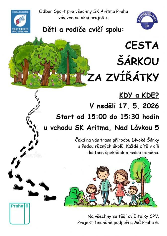 Cesta Šárkou za zvířátky