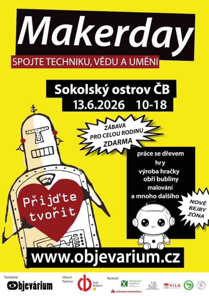 Makerday pro rodiny České Budějovice