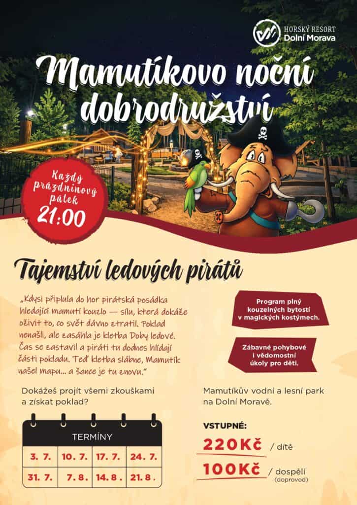 Mamutíkovo noční dobrodružství na Dolní Moravě