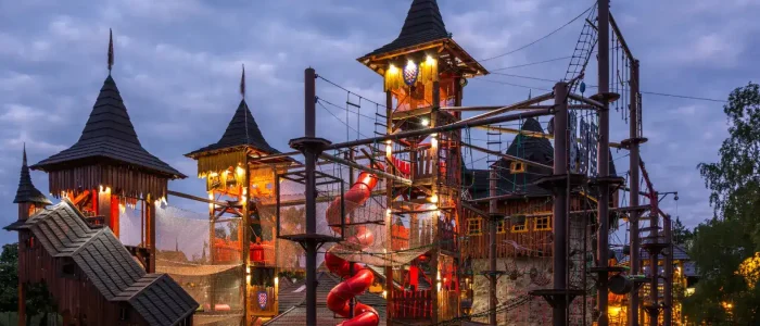 Resort Březová na Vysočině - outdoorový park ve stylu pevnost Boyard