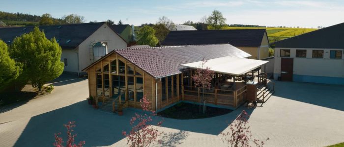 Resort Equitana v Martinicích s hřištěm, dětským koutkem a koňmi.