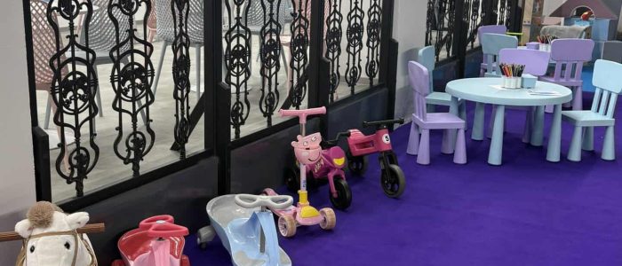 vozítka v herně pro děti