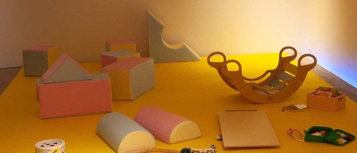 Dětský koutek v galerii Kafkoff.