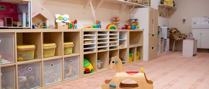 hrací prostor v herně