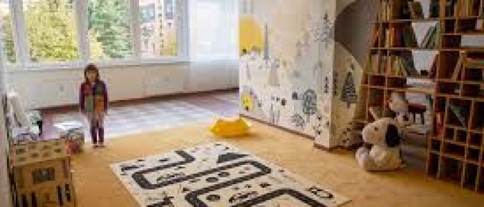 Kantýna Mezi řádky v Malešicích - dětský koutek i čtení knih