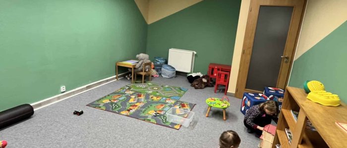 samostatný dětský koutek