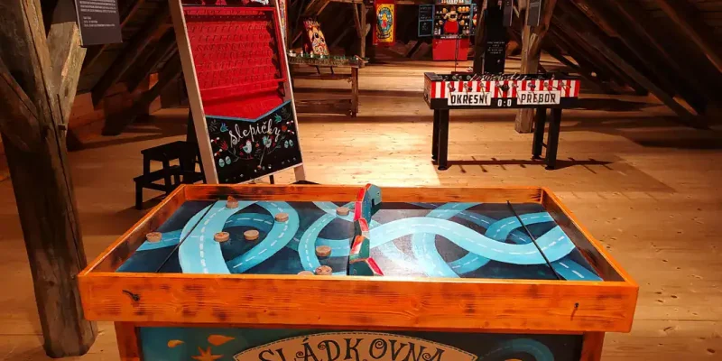 Kočovná Sládkovna v Roztokách - půda