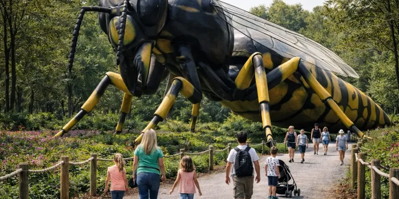 Výstava Svět obrů v Chlumu u Třeboně