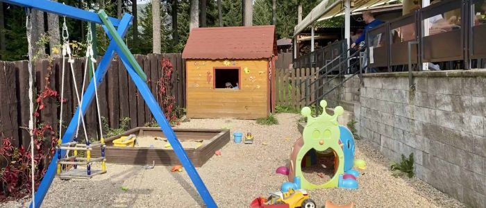 Restaurace Terassa v Harrachově s dětským hřištěm